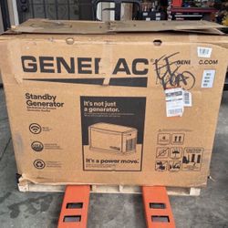 Generac 24,000 Watt - Dual Fuel Air- Cooled Whole House Home Standby Generator, Smart Home Monitorin with transfer switch 