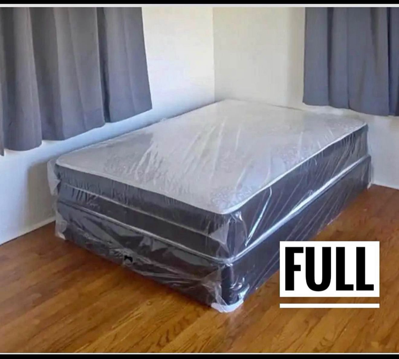 NEW Mattress Full Size With Box Spring // Offer  🚚