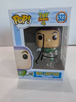 Funko Pop Buzz Lightyear 523 Signed Autograph Tim Allen Toy Story Figure