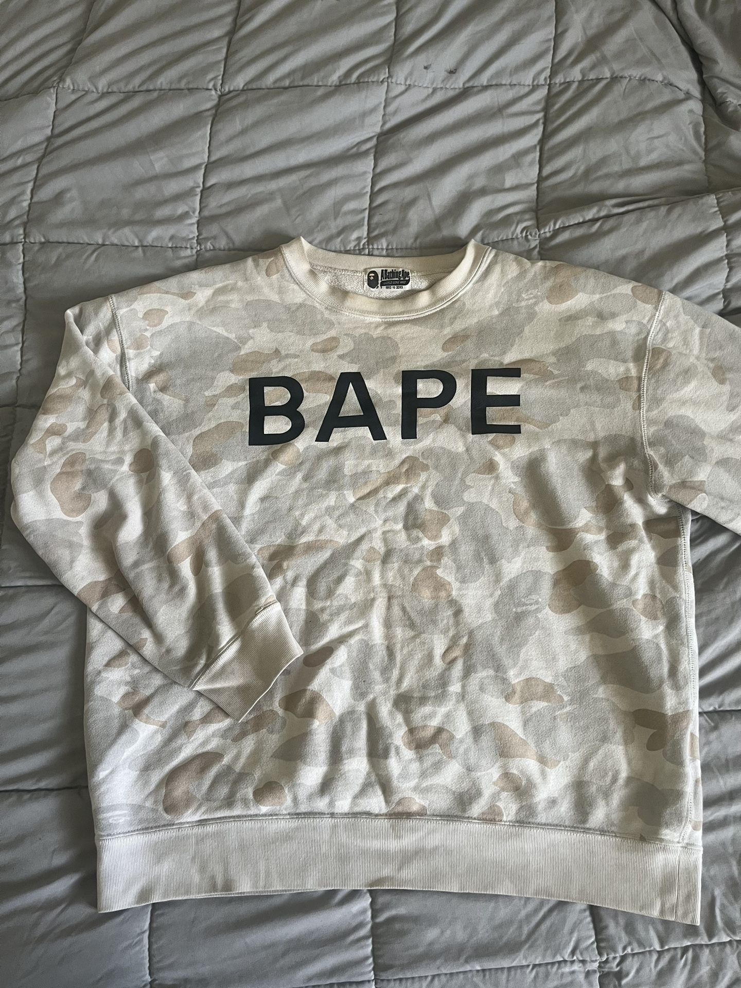 Bape Camo Glow In The Dark Crewneck