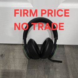 Xbox Wireless Headsset, Firm Price, Works Perfect, NO TRADE, Read Description For Details