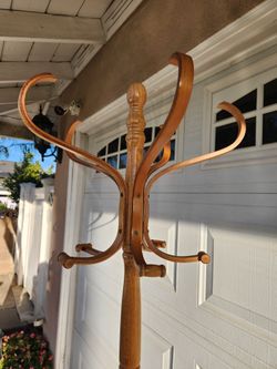 Vintage Thonet Coat & Hat Rack! Excellent Condition.