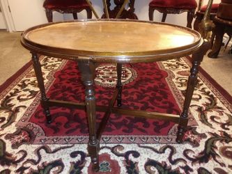 Beautiful antique Paalman Furniture Company Table with tray