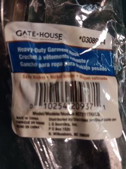 Chrome Garment Hooks