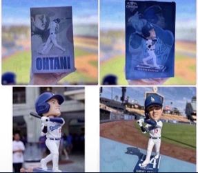 SHOHEI OHTANI BATTING 50/50 BOBBLEHEAD #2  LOS ANGELES DODGERS  SGA 8/27/2025