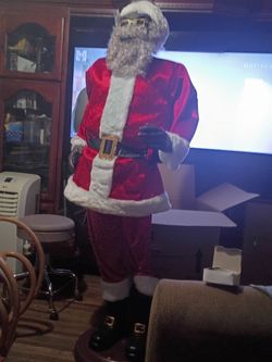 72" singing Santa life size