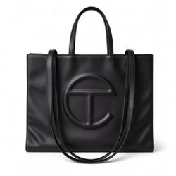 Telfar Large Shopping Bag Black