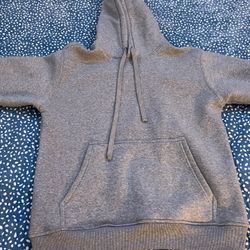Grey Plain Hoodie