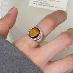 925 sterling silver wood women's men's unisex cuff ring  Gift