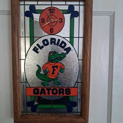 University of Florida Fightin' Gators Logo Vintage Wall Clock
