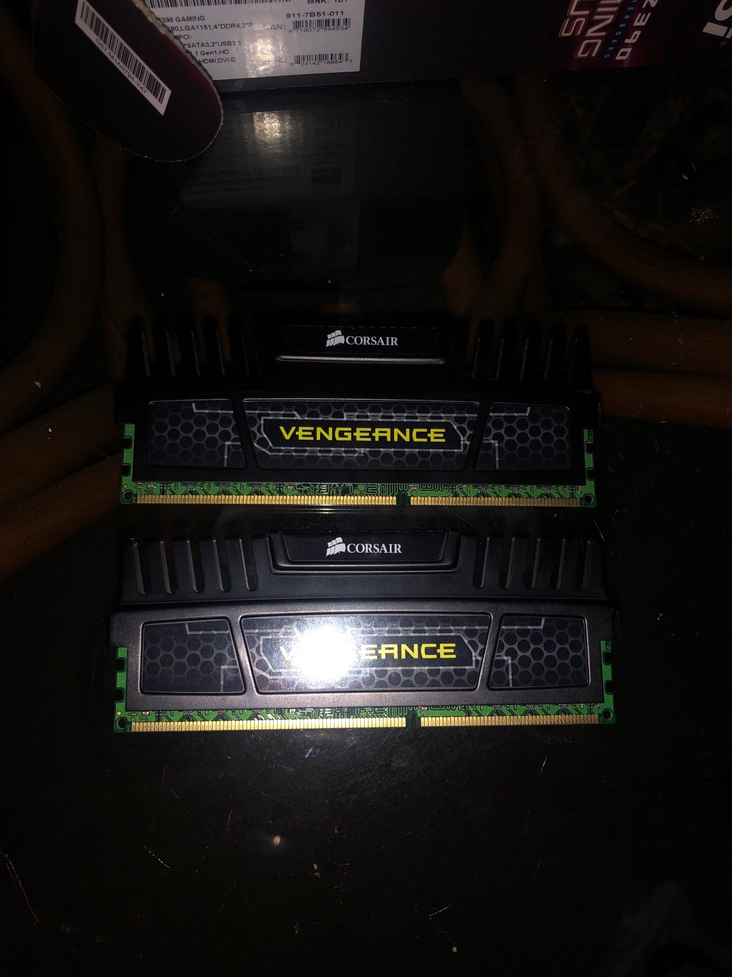 Corsair vengeance DDR3 ram sticks
