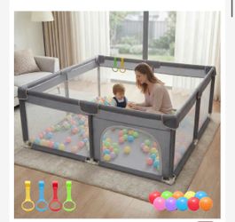 Brand new playpen 50x50 in, comes with everything in the picture.