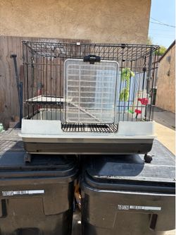2-level small animal cage,