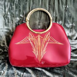 Rockabilly Pinstriped Purse Handbag