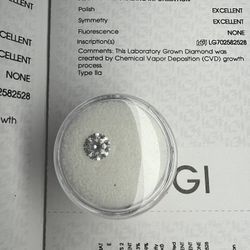 1.24 CT Lab grown diamond with IGI  report 
