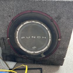 10” Speaker With 250wt Amp $40