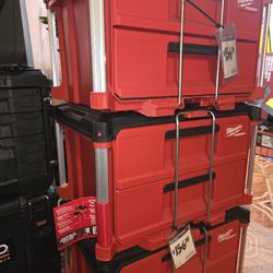 6 / Milwaukee Packouts  New In Box Asking $119 Each Or 2 X $235