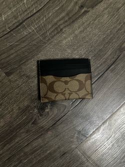 Coach Signature Card Holder Wallet