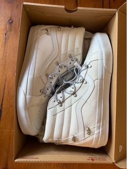 New Vans Sk8-Hi Echo DX Utility Kit White Leather Shoes Size 11