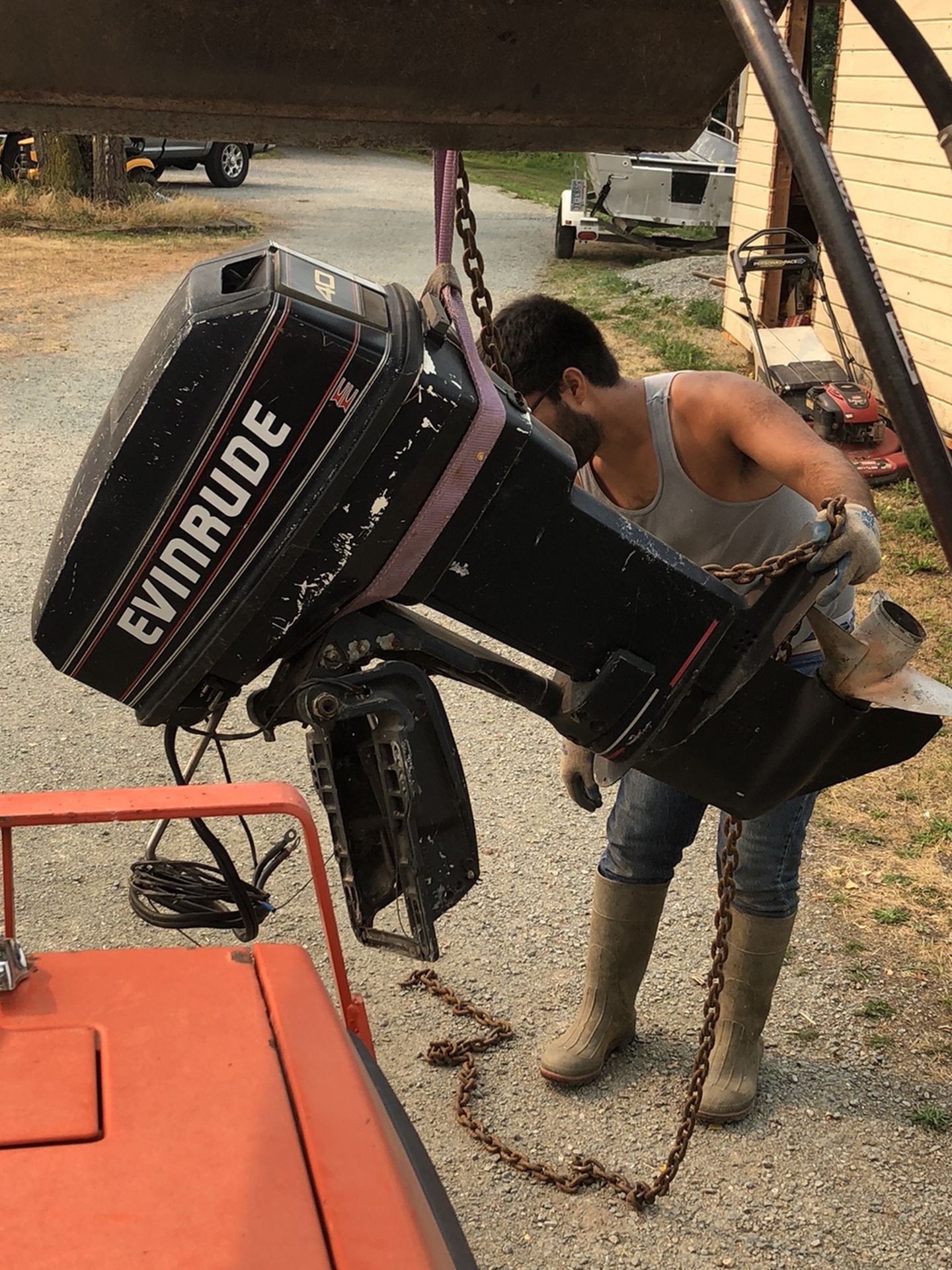 40hp Evinrude Outboard 