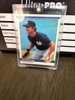 Don Mattingly 1984 Fleer Rookie 1982 Columbus Clippers Rookie Baseball Cards
