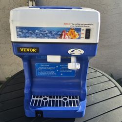 Lecon chef Electric Ice Crusher Shaver 265LBs/hr Snow Cone Maker Machine 250W, Adjustable Ice Texture, 320 RPM Rotate Speed for Home & Commercial Use