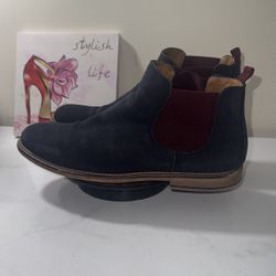 Steve Madden M-Graye Chelsea Boot in Navy - Men’s Size 10