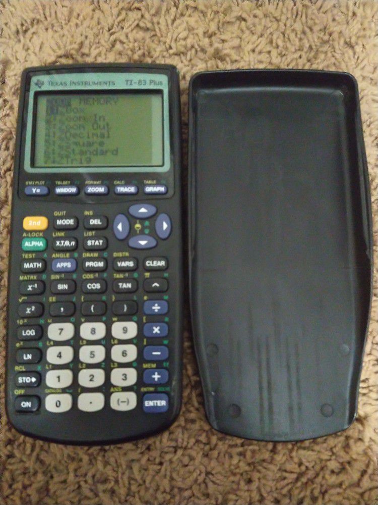 TI-83 Plus Graphic Calculator Texas Instruments Graphing TI83 +

