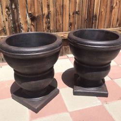 New Flower Pots Made Out Of Cement Perfect Gift 