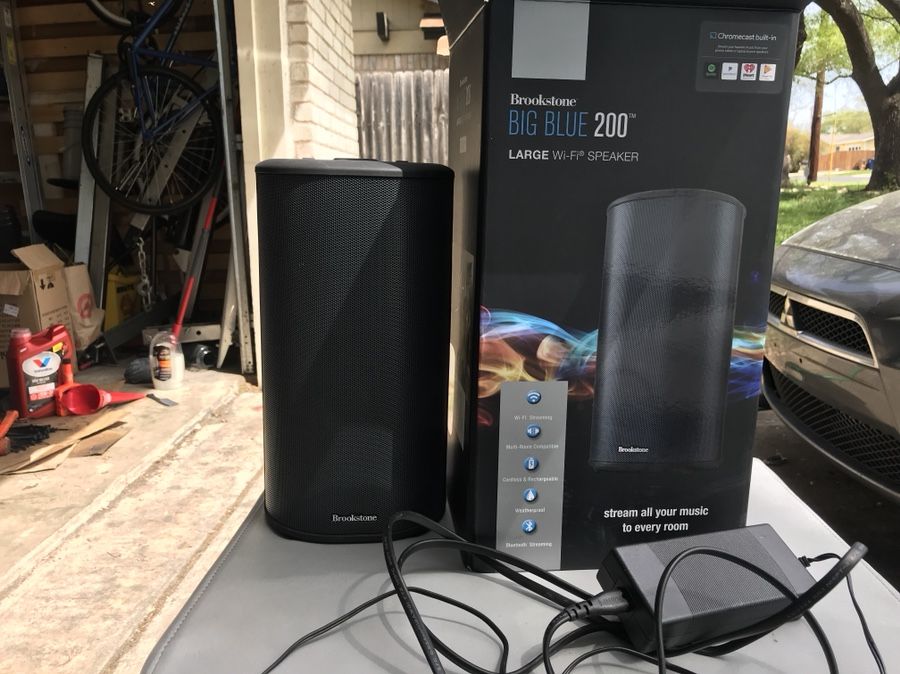 Brookstone big blue 200 w/chromecast.