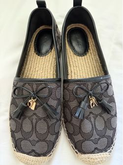 Coach Espadrilles Shoes Size 8