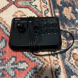 HORI Fighting Arcade Stick Mini 4 Wired Controller for PlayStation 4 and 3, 