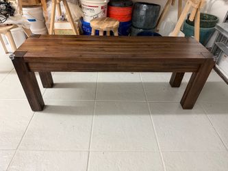 Macy’s Home Dinner Table Wood Bench