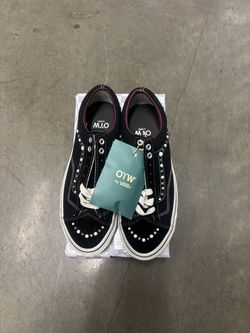 Black otw pearlized vans