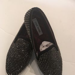 Steve Madden Men's Caviar Rhinestone Smoking Slipper Size 10 Brand New Comfortable