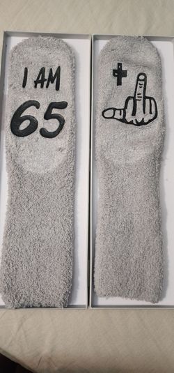 I am 65 socks