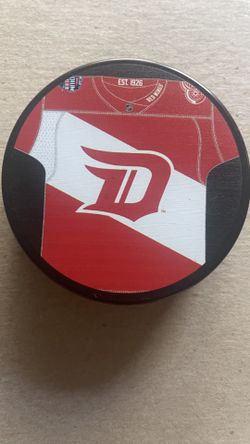 Stadium Series Red Wings Puck
