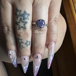 3.38ct WG Alexandrite Engagement Ring 