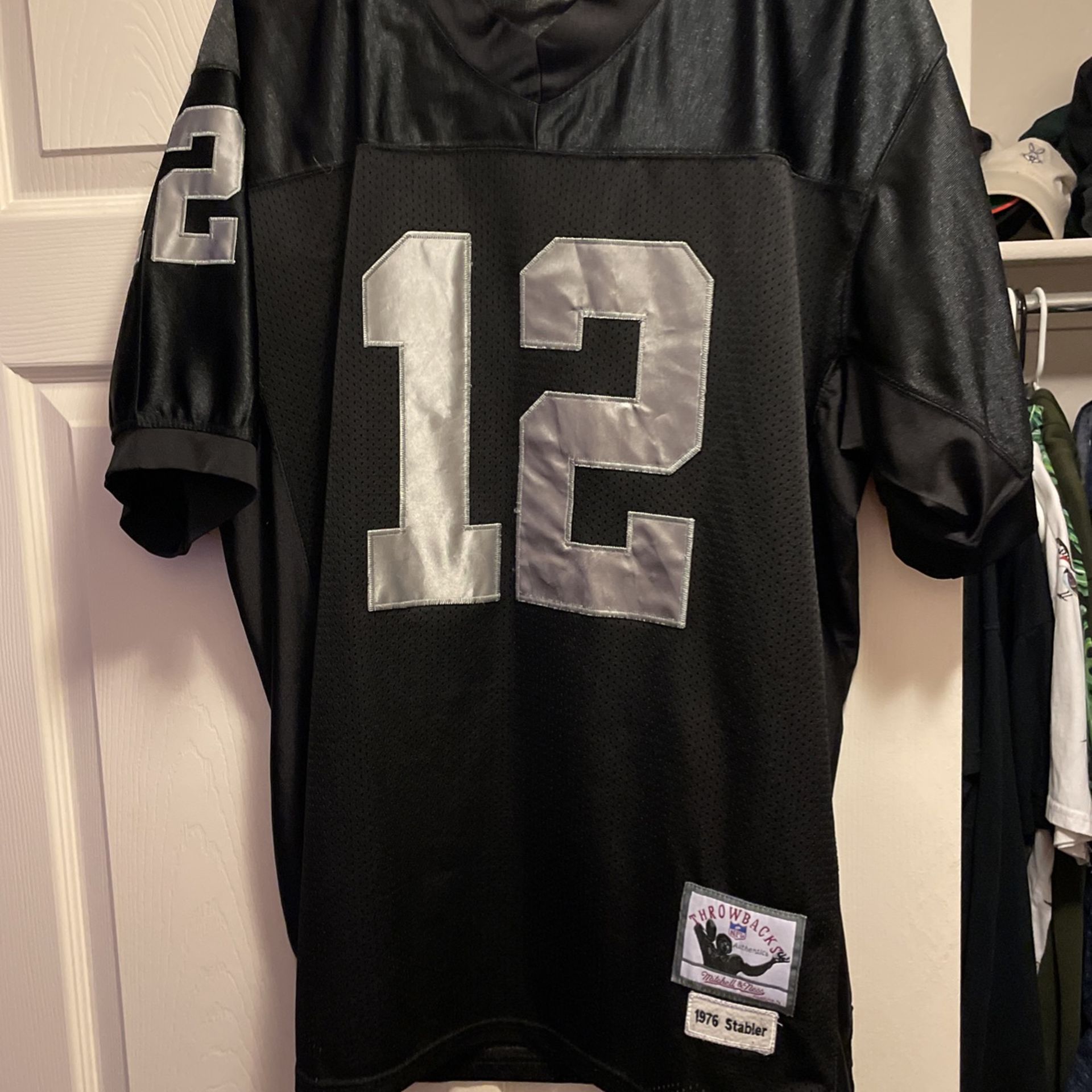 Kenny Stabler (Retro Oakland Raiders Jersey)