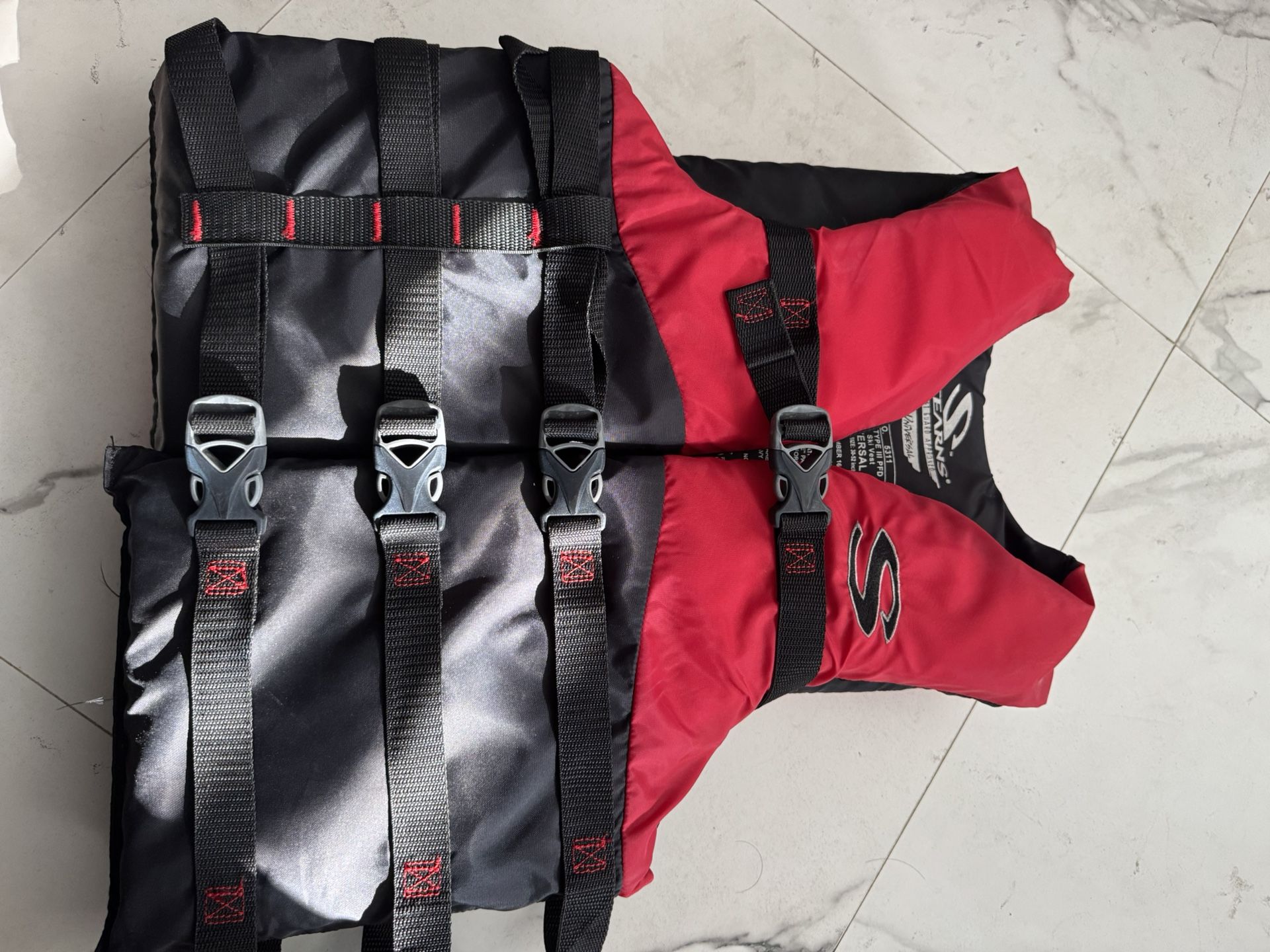 Very new and clean life jackets