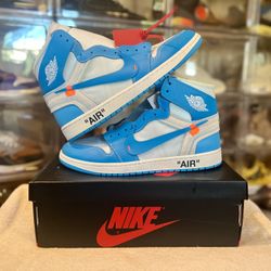 Size 12 - Jordan 1 Retro High Off-White UNC