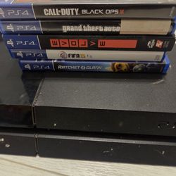 PS4 Console + 5 Games – HDMI Issue