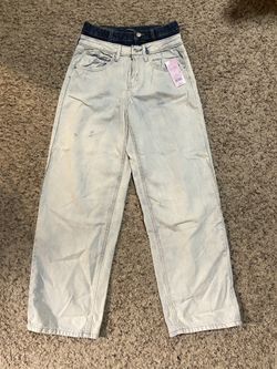Women’s Light Wash Double Jeans 