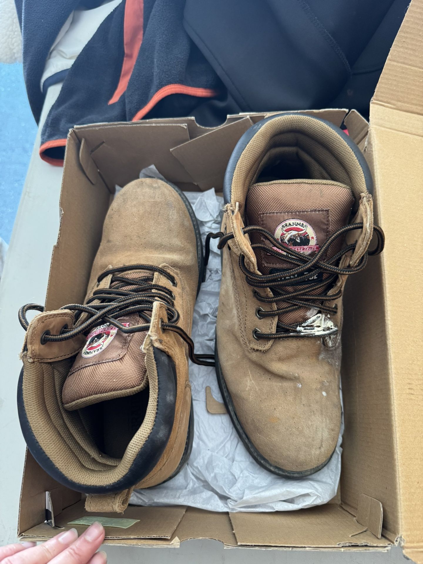 Steel Toe Work Boots Men Size 11