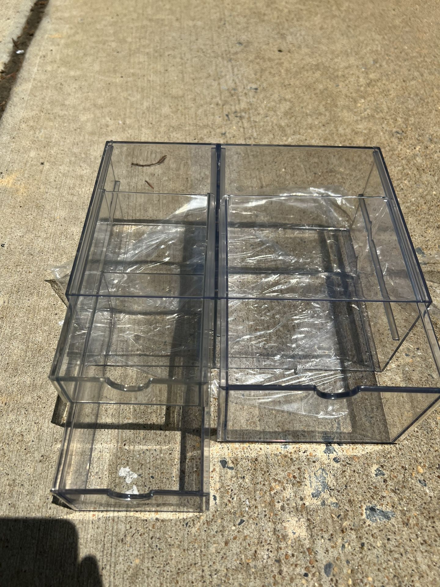 Small Clear Jewelry Storage (4 Total)