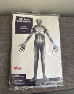 Youth The Rake Morphsuit-One Piece Halloween Costume Size Large 10/12 years