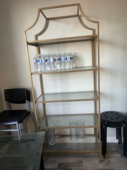 Metal shelf , like new ,$$220 cash, no trade