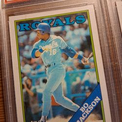Bo Jackson Very Very Very Rare Baseball Cards 