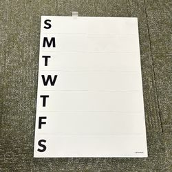 Weekly Whiteboard Organizer 