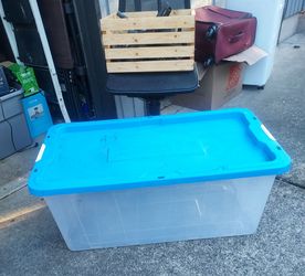 Storage Bin With Lid